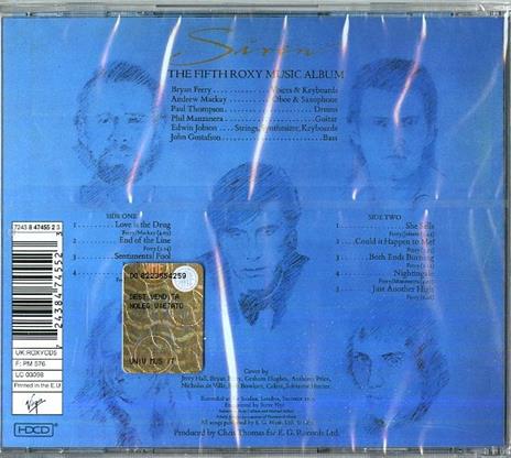Siren - CD Audio di Roxy Music - 2