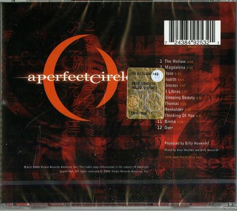Mer de noms - CD Audio di A Perfect Circle - 2