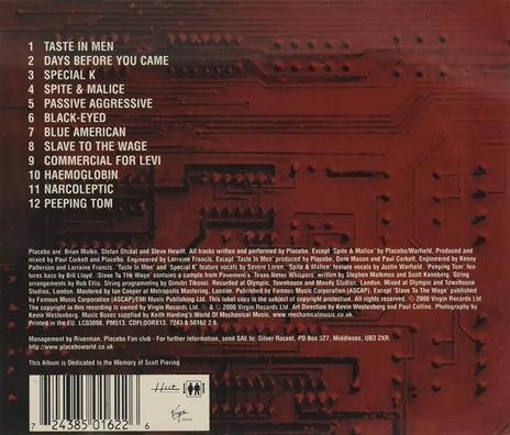 Black Market Music - CD Audio di Placebo - 2