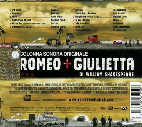 Romeo e Giulietta (Romeo & Juliet) (Colonna sonora) - CD Audio - 2