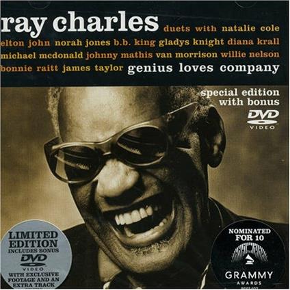 Genius Loves Company - CD Audio + DVD di Ray Charles