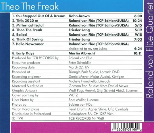 Theo The Freak - CD Audio di Roland Von -Quartet- Flue - 2