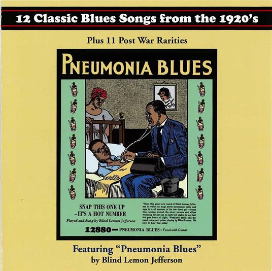 Pneumonia Blues - CD Audio
