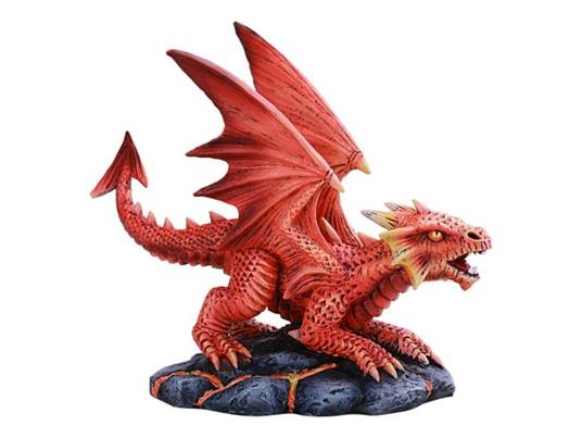 Anne Stokes Statua Fire Dragon Wyrmling 12 Cm Pacific Trading