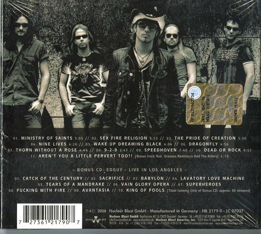 Tinnitus Sanctus (Limited Edition) - CD Audio di Edguy - 2