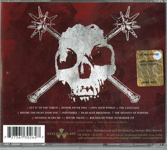 The Divinity of Purpose - CD Audio di Hatebreed - 2