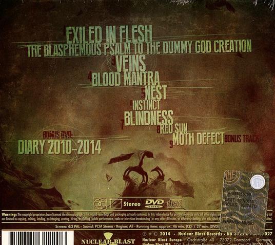 Blood Mantra - CD Audio + DVD di Decapitated - 2