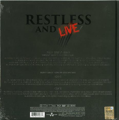 Restless & Live (Earbook Edition) - CD Audio + DVD + Blu-ray di Accept - 2