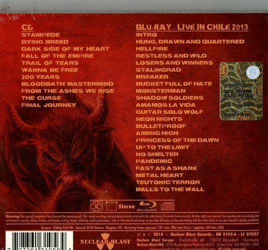 Blind Rage - CD Audio + Blu-ray di Accept - 2