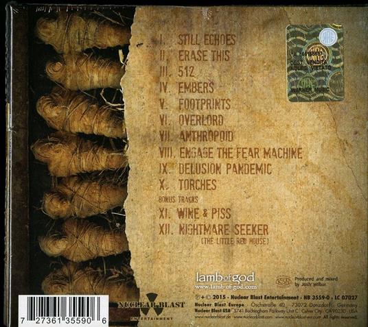 VII. Sturm und Drang (Digipack) - CD Audio di Lamb of God - 2