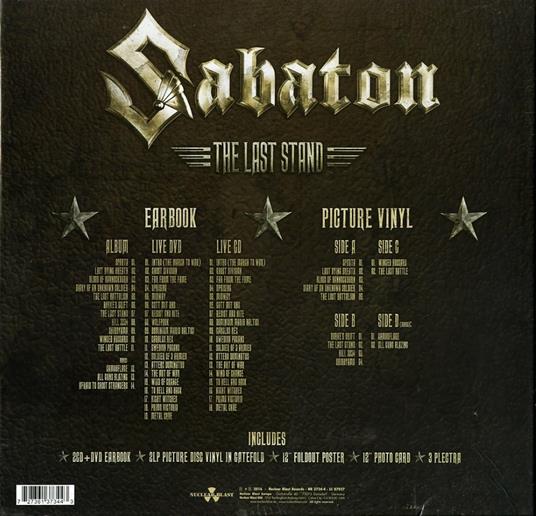 The Last Stand - Vinile LP + CD Audio + DVD di Sabaton - 2