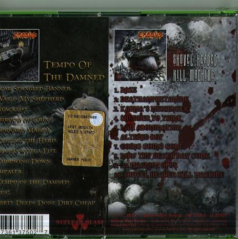 Tempo of the Damned - Shovel Headed Kill Machine - CD Audio di Exodus - 2