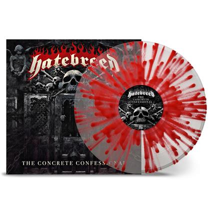 The Concrete Confessional (Clear Red Vinyl) - Vinile LP di Hatebreed