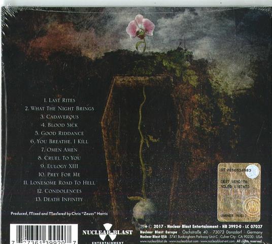 Condolences (Digipack) - CD Audio di Wednesday 13 - 2