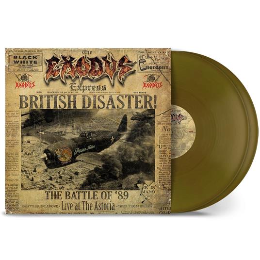 British Disaster. The Battle of '89 (Live at the Astoria) (Coloured Vinyl) - Vinile LP di Exodus