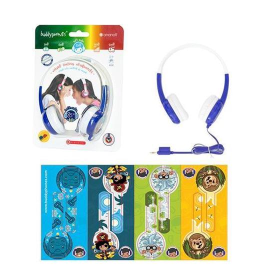 BUDDYPHONES Cuffia Discover Blu - 2