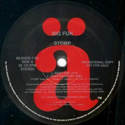 Stomp - Vinile LP di Big Fun II