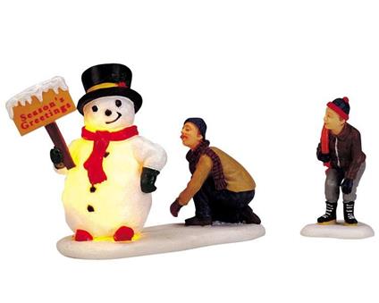 Lemax Pupazzo Di Neve Con Amici - Frosty'S Friendly Greeting Cod 04511