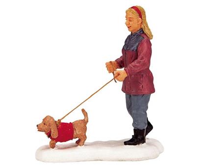 Villaggi di Natale Lemax Strolling With Pooch Cod. 22568