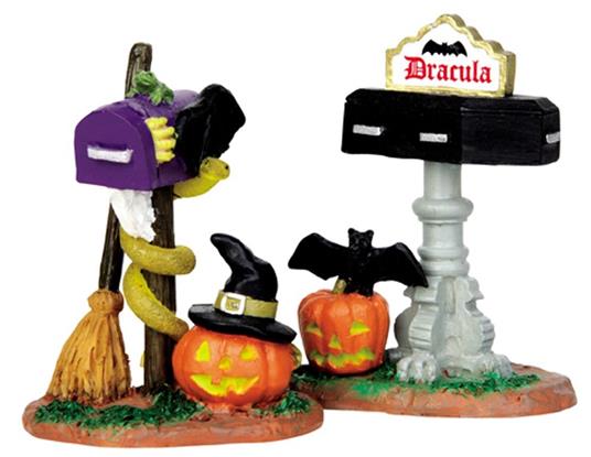 Lemax Cassette Postali. Monster Mailboxes, Set Of 2 Cod 44740