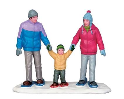 Villaggi di Natale Lemax Snowshoe Family Cod. 52336