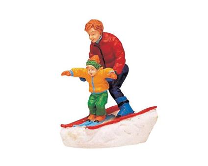 Villaggi di Natale Lemax Father & Son Skiing Cod. 62169