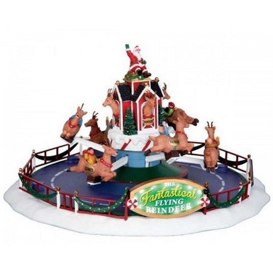 Lemax Giostra Renne - Reindeer On Holiday Cod 64058 Village