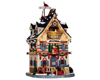 Lemax Negozio Di Giocattoli - Noah'S Ark Toys Cod 65130 Village Presepe