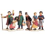 Lemax Figurine Gente Del Villaggio - Village People Set Da 6 Cod 92356