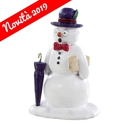 Lemax Mr. Pupazzo Di Neve. Dapper & Debonair Snowman Cod 92781