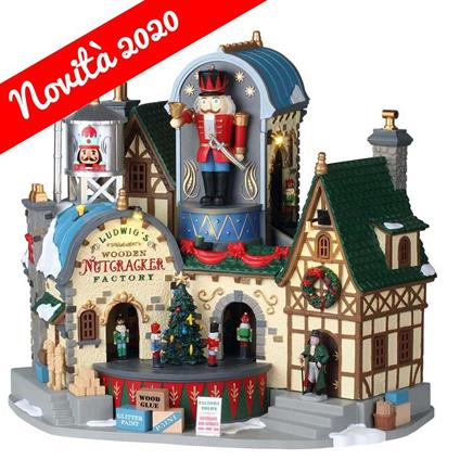 Lemax Fabbrica Di Schiaccianoci - Ludwig'S Wooden Nutcracker Factory Cod 95463 Village