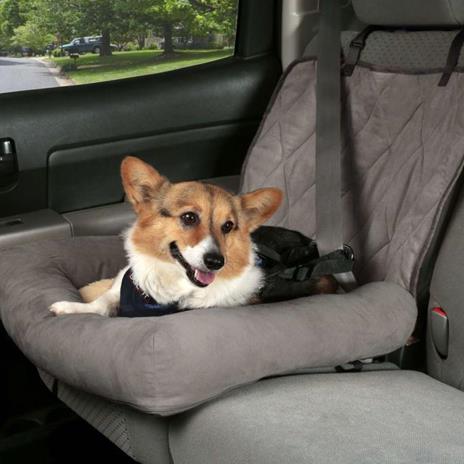 Happy Ride Cuccia per Cani Car Cuddler Piccola Grigia - 2