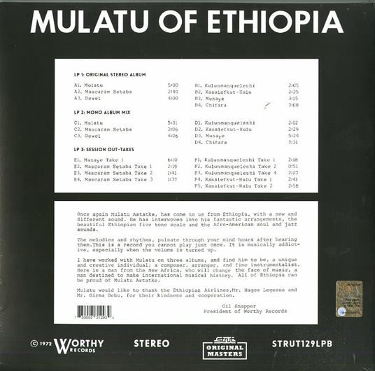 Mulatu of Ethiopia - Vinile LP di Mulatu Astatke - 2