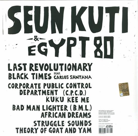 Black Times - Vinile LP di Egypt 80,Seun Kuti - 2