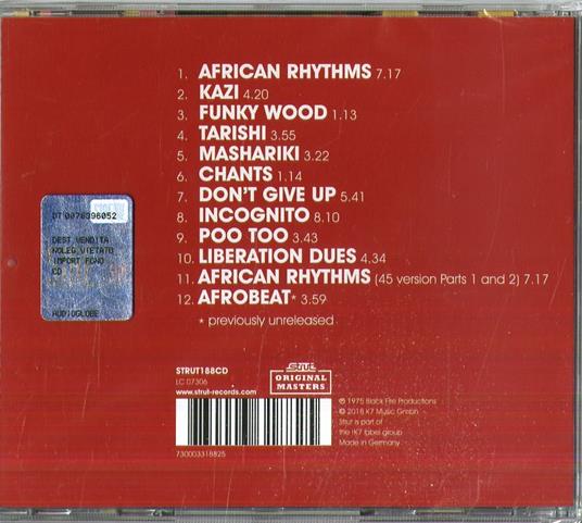African Rhythms - CD Audio di Oneness of Juju - 2