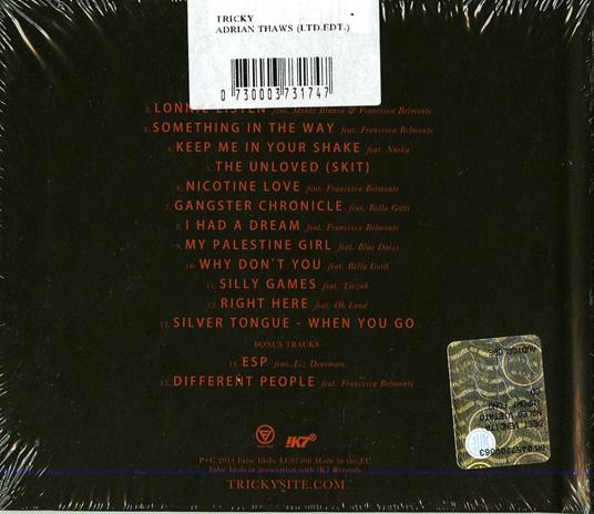 Adrian Thaws (Digibook Limited Edition) - CD Audio di Tricky - 2