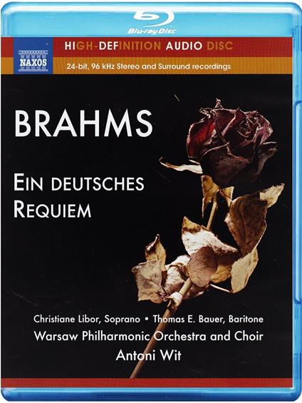 Un Requiem tedesco (Blu-ray) - Blu-ray di Johannes Brahms,Antoni Wit