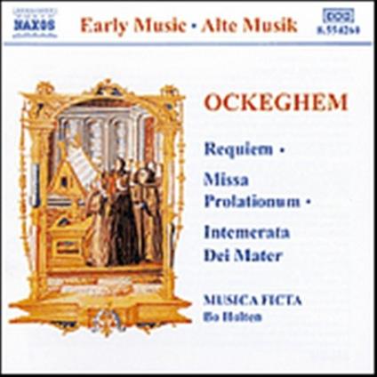 Requiem - Missa Prolationum - Intemerata Dei Mater - CD Audio di Johannes Ockeghem