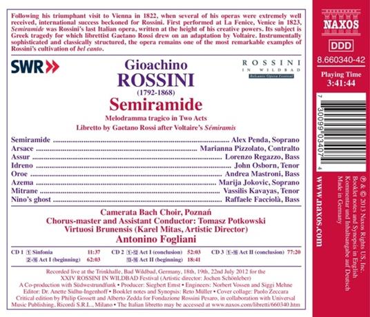 Semiramide - CD Audio di Gioachino Rossini - 2