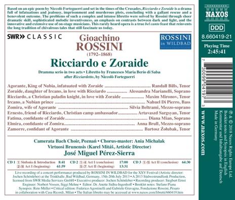 Ricciardo e Zoraide - CD Audio di Gioachino Rossini,José Miguel Pérez-Sierra - 2