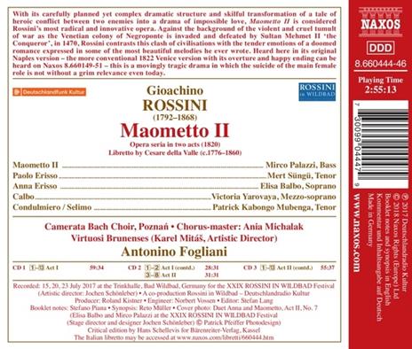 Maometto II - CD Audio di Gioachino Rossini - 2