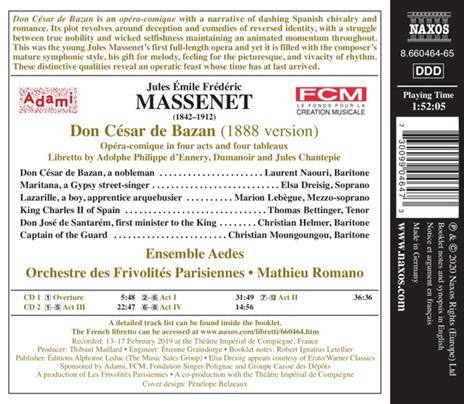 Don C-Sar De Bazan - CD Audio di Jules Massenet - 2