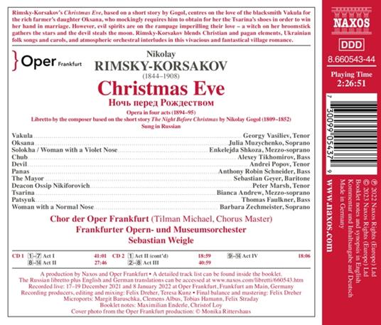 Christmas Eve - CD Audio di Nikolai Rimsky-Korsakov - 2