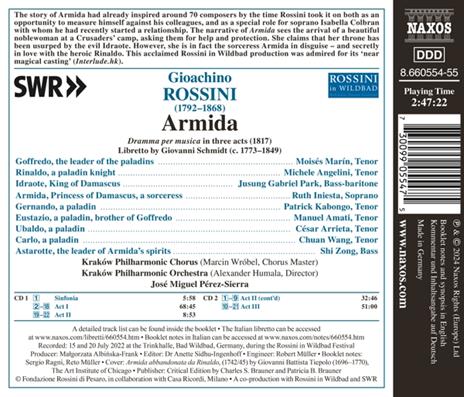 Armida. Dramma Per Musica In Three Acts - CD Audio di Gioachino Rossini - 2