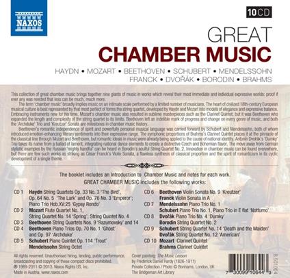 Great Chamber Music - CD Audio