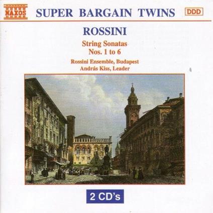 Sonate per archi n.1, n.2, n.3, n.4, n.5, n.6 - CD Audio di Gioachino Rossini