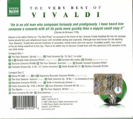The Very Best of Vivaldi - CD Audio di Antonio Vivaldi - 2