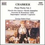Integrale per pianoforte vol.2 - CD Audio di Emmanuel Chabrier