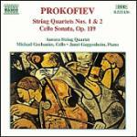 Quartetti per archi n.1, n.2 - CD Audio di Sergei Prokofiev