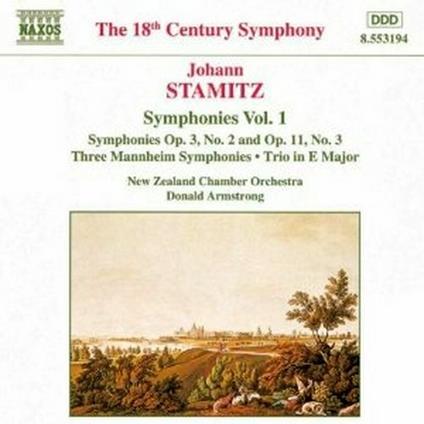 Sinfonie op.3 n.2, op.11 n.3 - 3 Sinfonie di Mannheim - Trio in Mi - CD Audio di Johann Stamitz
